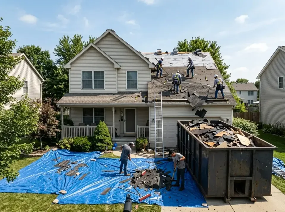 roof-replacement-debris-remova-004 — frequently asked questions, Cheapest Dumpster Rentals in Halfway, MD